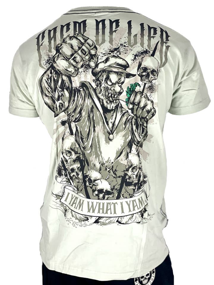 Maglietta Fact of Life "Sono Quello Che Sono" TS-90 grigio minerale per la vendita all'ingrosso da parte di Fact of Life