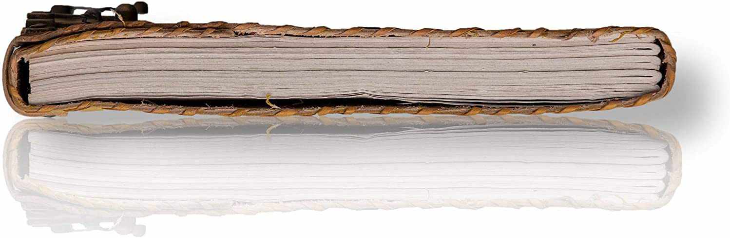 Tuzech Leather - Wholesale Journal/Diary - Seven Chakra Leather Journal – Handmade Embossed Diary 13"30