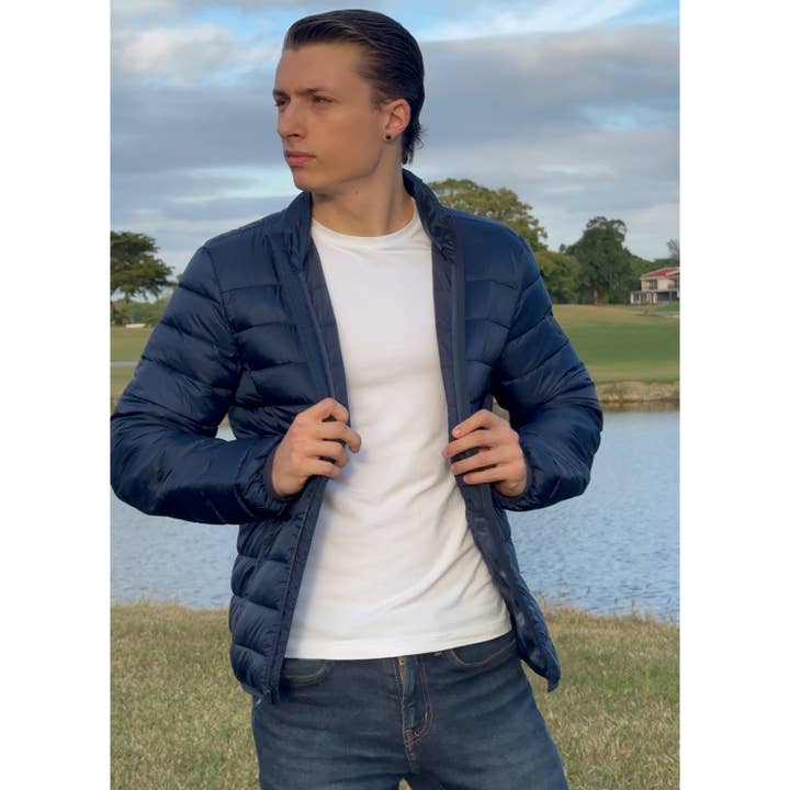 Rokka & Rolla - Wholesale Puffer Jacket - Men's - Men's Light Packable Puffer Jacket12