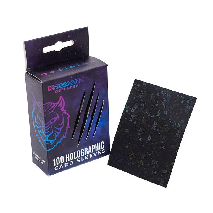 Prismatic Defender® - Wholesale Card game - Holographic Card Sleeves - Standard Size - 3 Foil Designs9