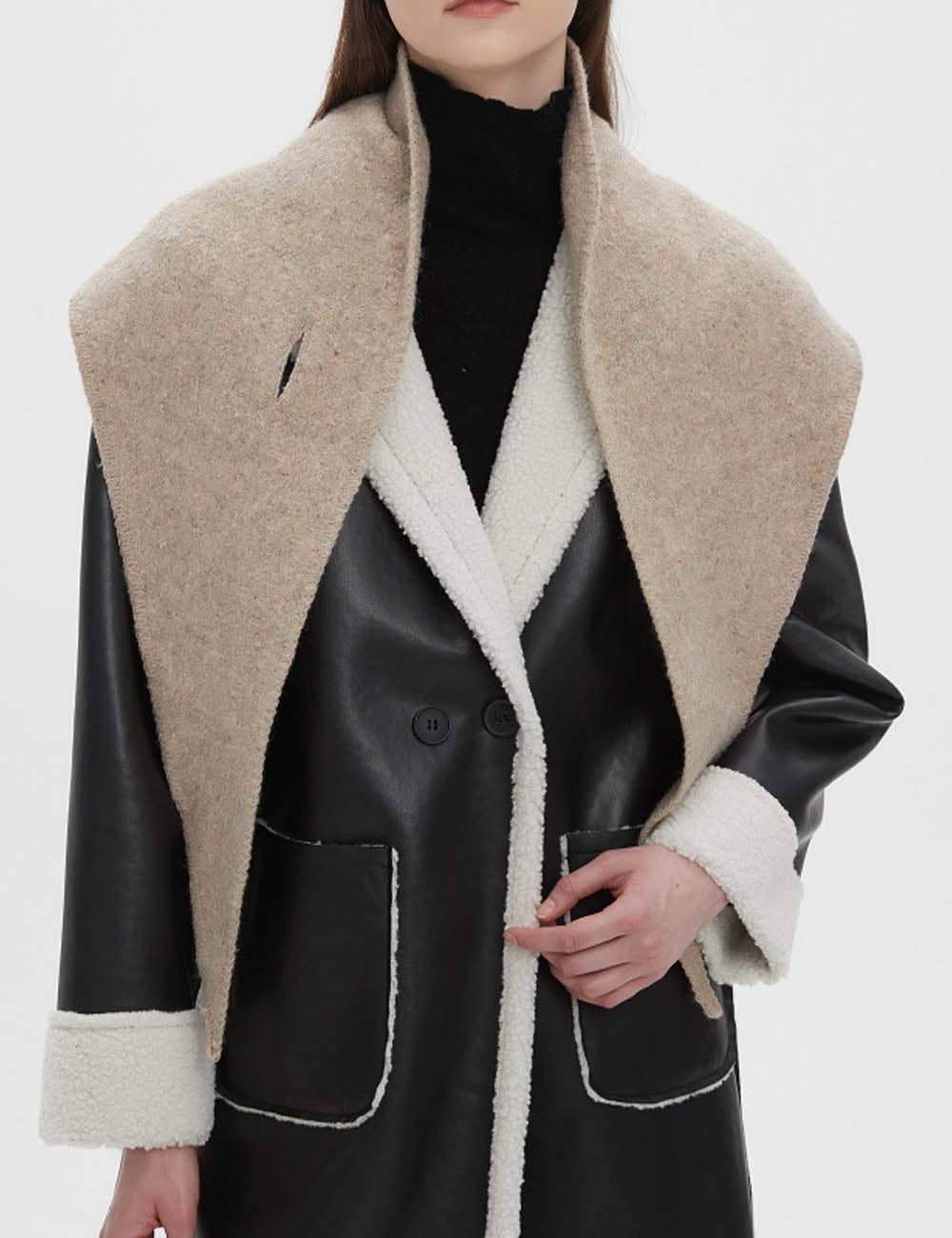 Dipped Shop - Wholesale Scarf - Women's - Winter Knit Wool Solid Color Triangle Scarf DP25G5928