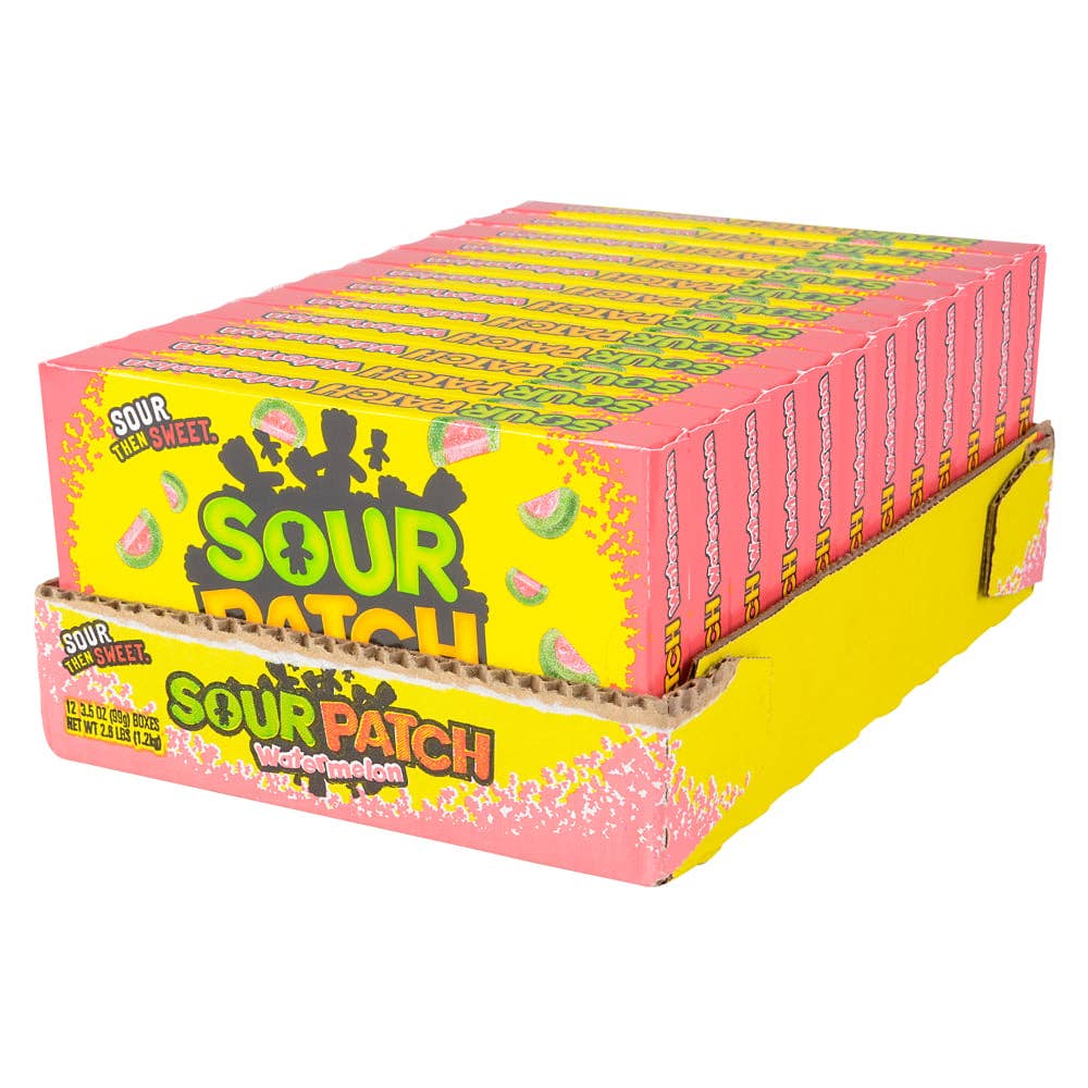 La Luna Bella - Toys – Engroshandel Vingummi – Sour Patch Watermelon slik i biografæsker, 12 stk. pr. kasse2