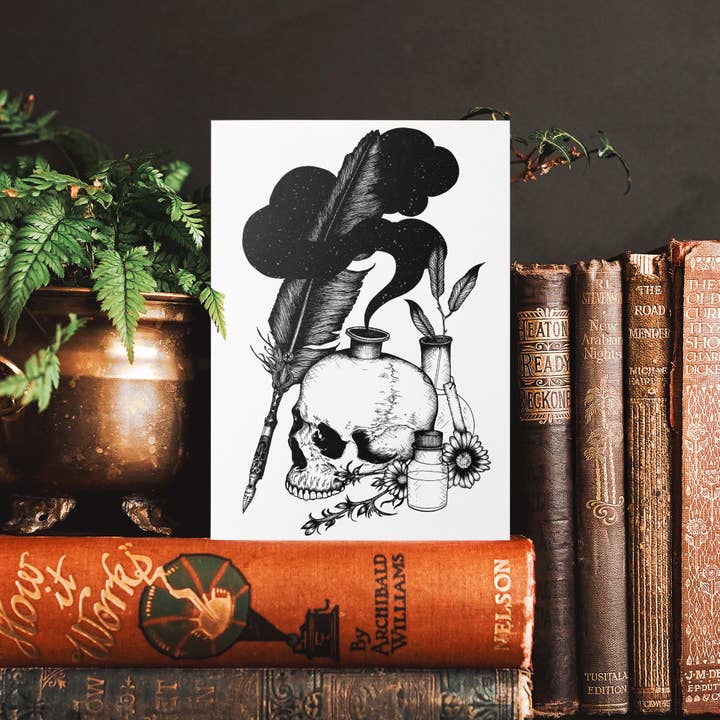 Print is Dead - Wholesale Everyday Greeting Card - Quill and Ink - Greeting Card0