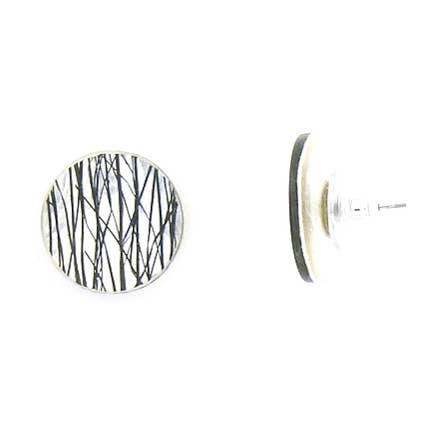 orecchino in conchiglia in resina per la vendita all'ingrosso da parte di Culture Mix