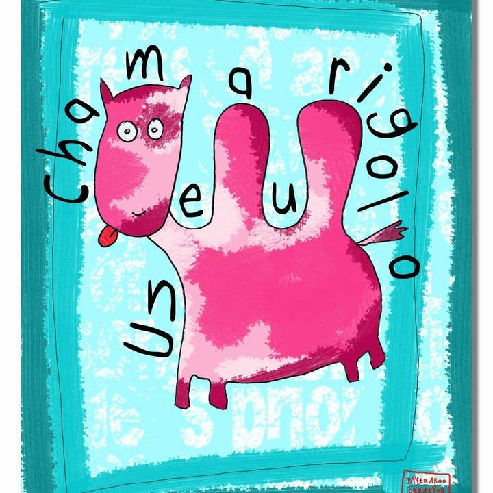 Decoratief bord voor babykinderen - Een grappige kameel voor wholesale door BISTRAKOO