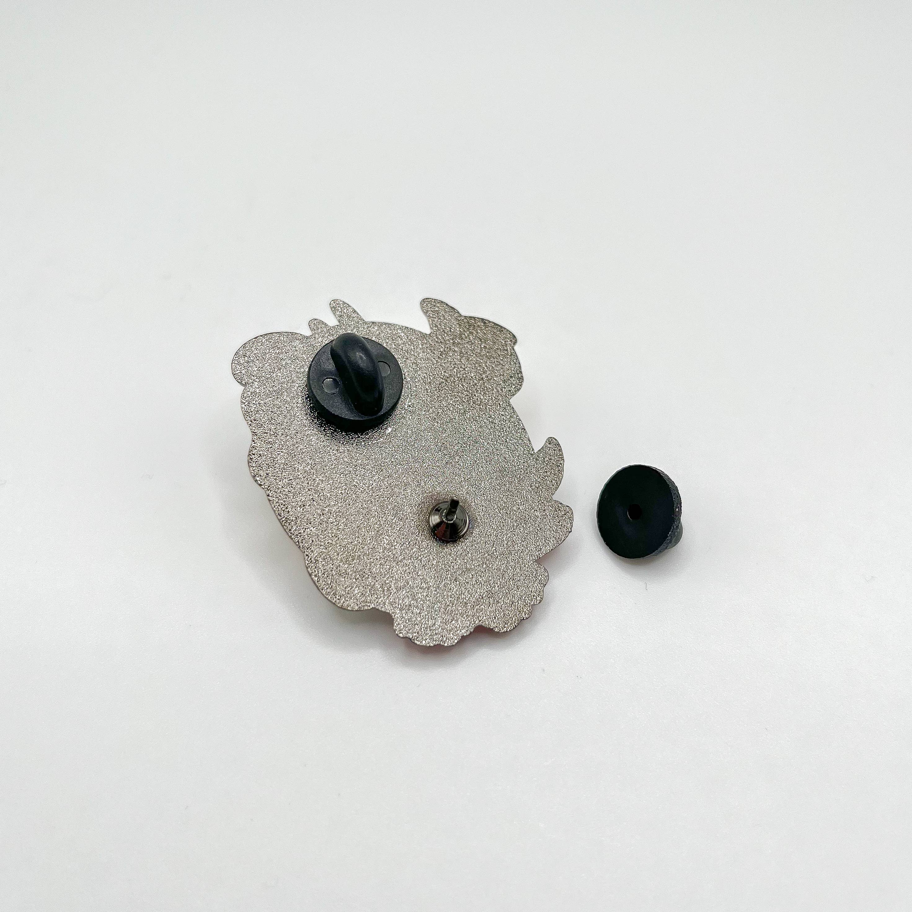 Geekly Whimsical - Wholesale Lapel Pin/Button - Dapper Dinos - Josephine Triceratops Enamel Pin2