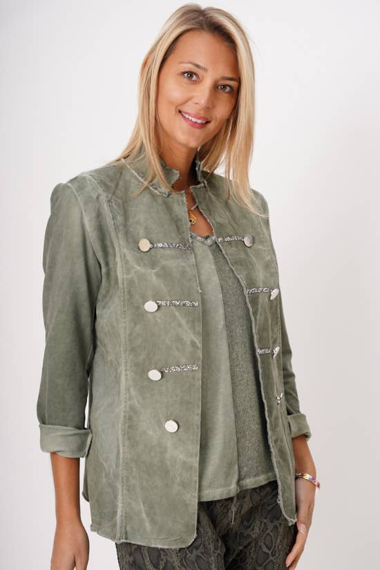 Look Mode Usa - Wholesale Jacket - Women's - Military Style Jacket