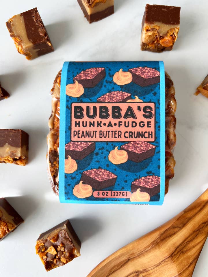 BUBBA'S PEANUT BUTTER CRUNCH FUDGE for wholesale by Bubba's Fudge