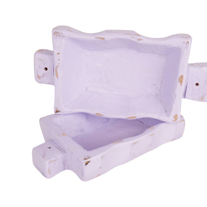 Great Buy-WH-Trunkie Bowl-6x12 inches-Candle Ready-Lavender for wholesale by My Amigos Imports
