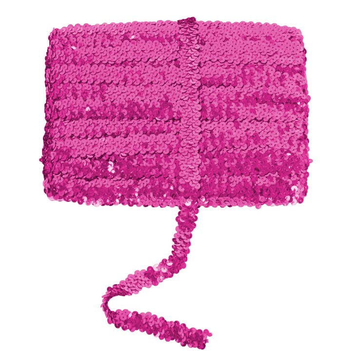 AK Brand - Wholesale Ribbon – Gift wrapping - Elastic Sequin Trim 0.8 Inch Glitter Paillette Ribbon33