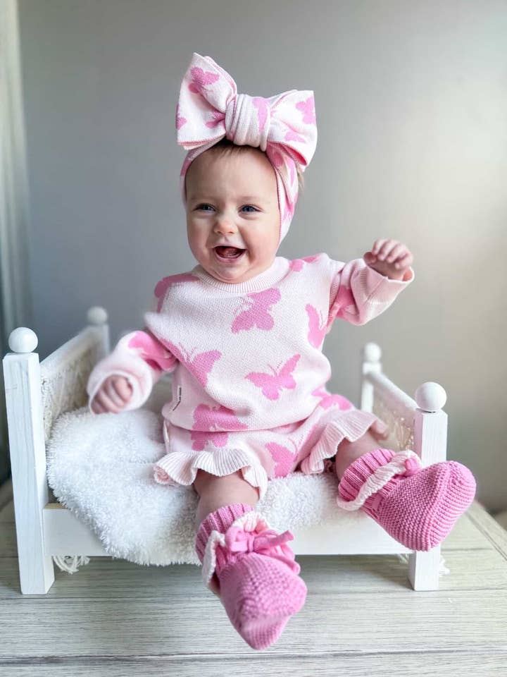 Brave Little Lamb the Label - Wholesale Knit Sweater - Baby - Flutter & Frill Sweater2