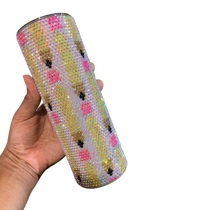 Muitos Lápis Aço Inoxidável Totalmente Decorado Copo de 20oz por atacado de Dukes Designs & Creations