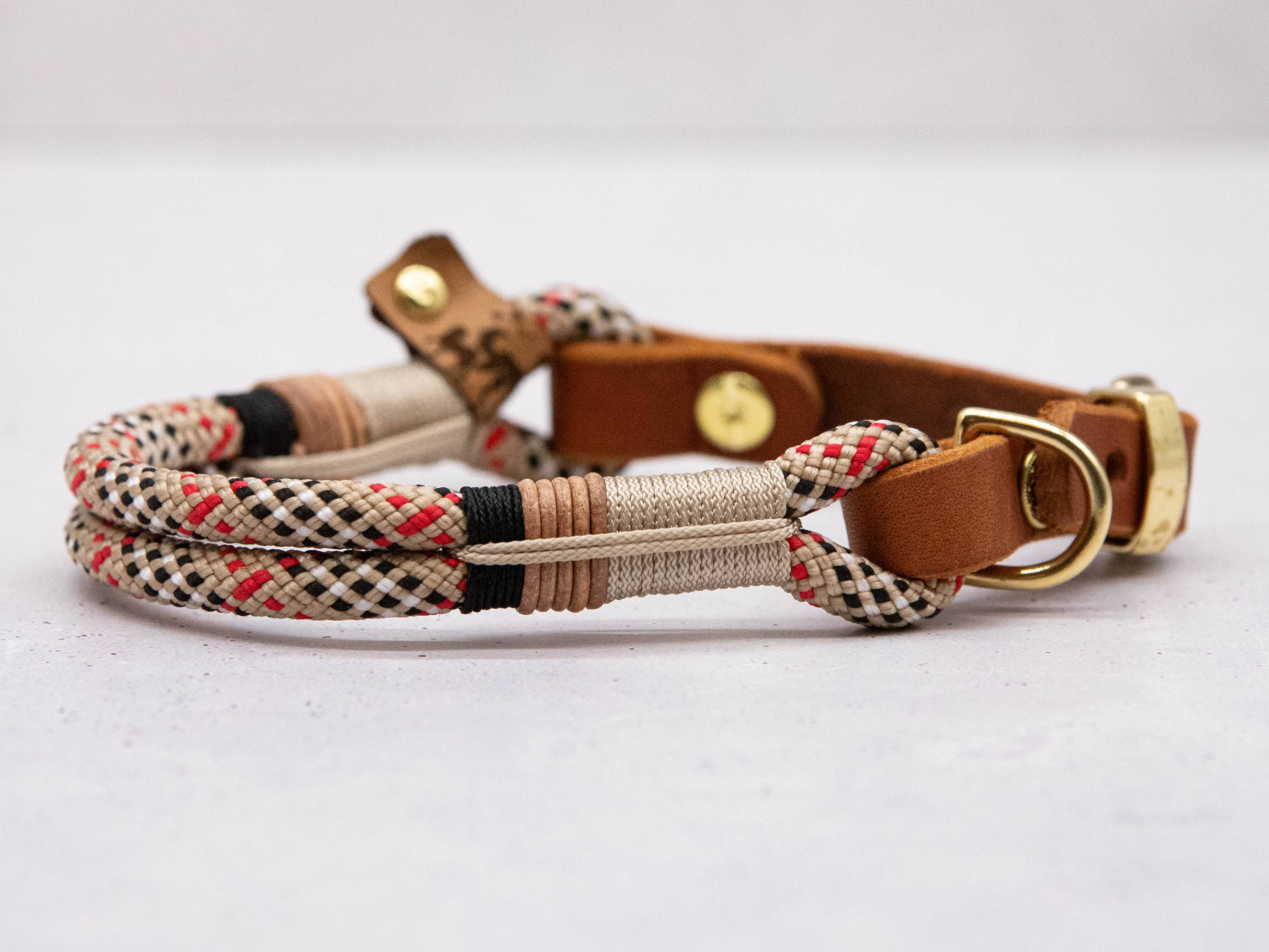 FOR LOVELY DOGS / Linda Jansen – Großhandel Haustierhalsband – Hund – Tau-Halsband Fawn Berry Multi Twist1