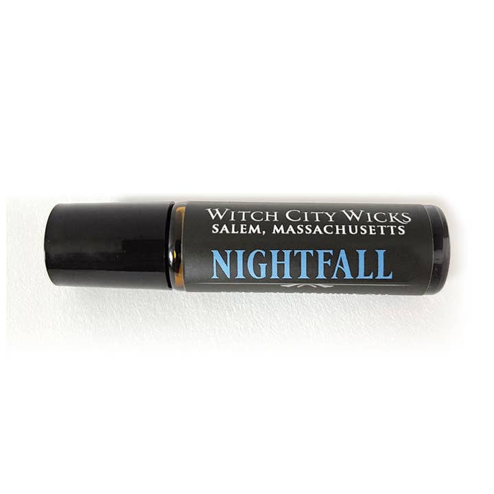 Nightfall roll-on scented oil for wholesale by Witch City Wicks