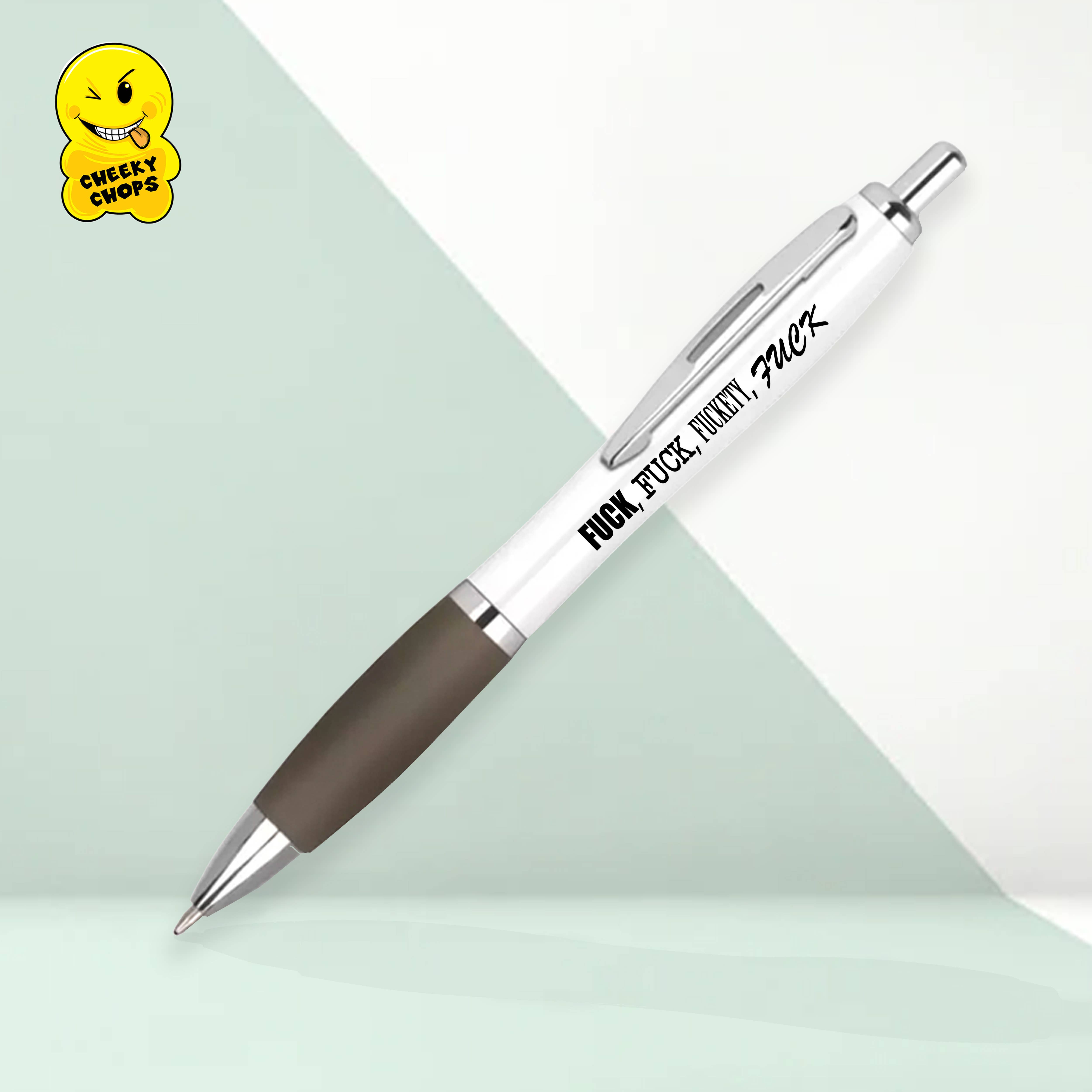 Cheeky Chops Cards & Wanky Candles – Großhandel Stift – Lustiger unhöflicher offensiver Stift - Fuck Fuck Fuckity Fuck - PEN361