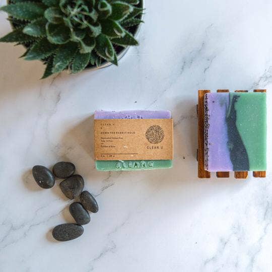 Down the Rabbit Hole- Handcrafted Artisan Soap Bar for wholesale by Clean U Skincare