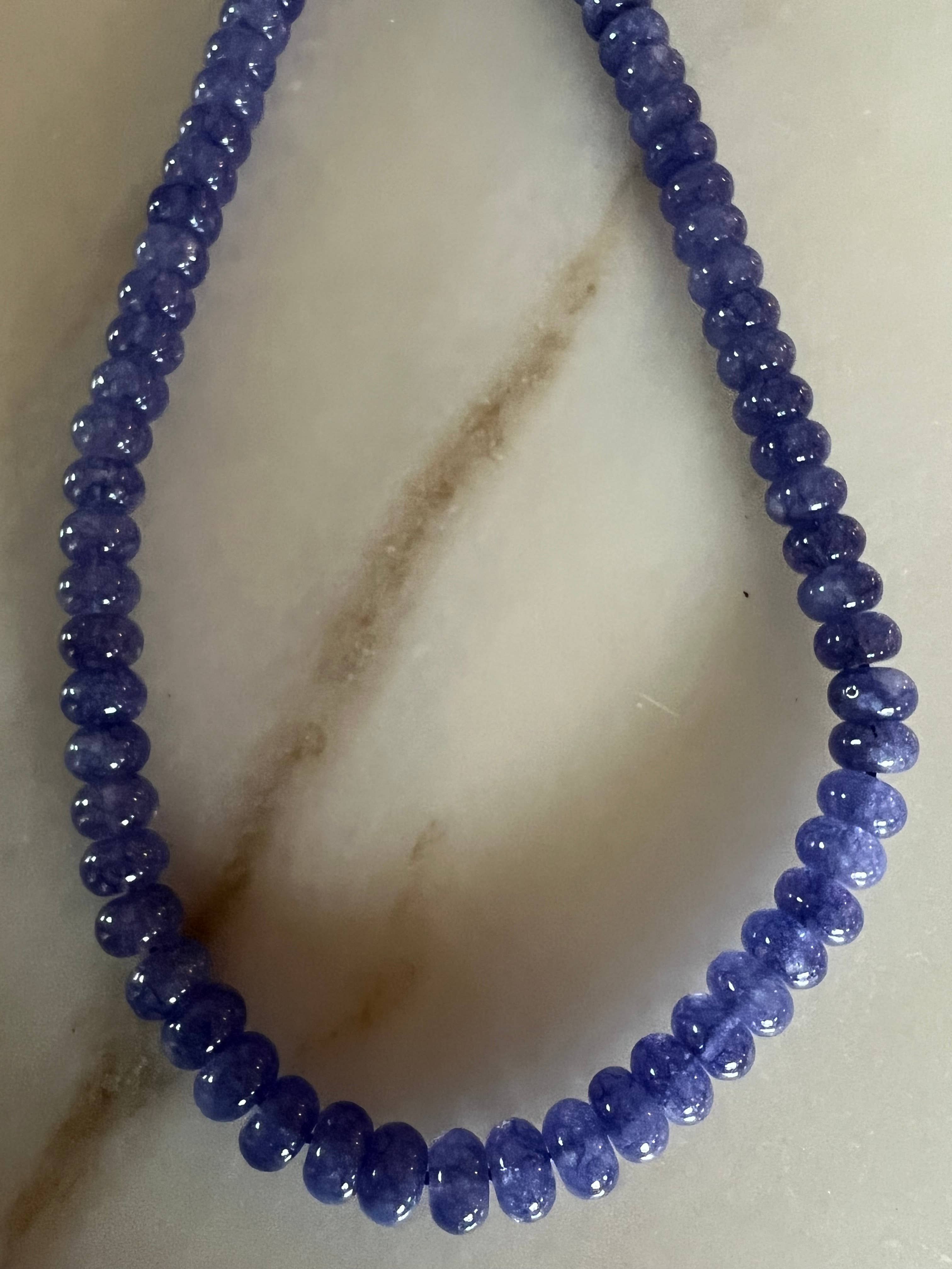 Sonya Renee Jewelry - Wholesale Beaded/Pearl Necklace - Lilly Gemstone Bead Necklace multi-color 8mm opals jade 65