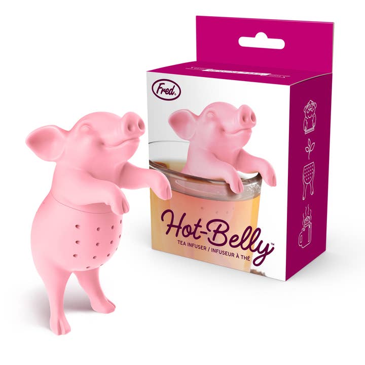 Fred & Friends - Wholesale Tea Strainer/Infuser - Hot Belly - Pig Tea Infuser
