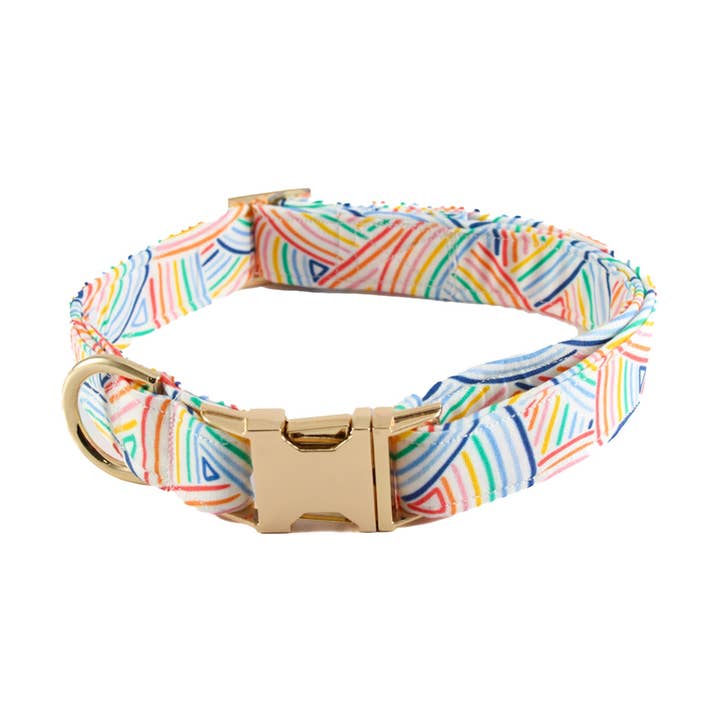 Collier pour chien arc-en-ciel pour la vente par Pretty posh pups