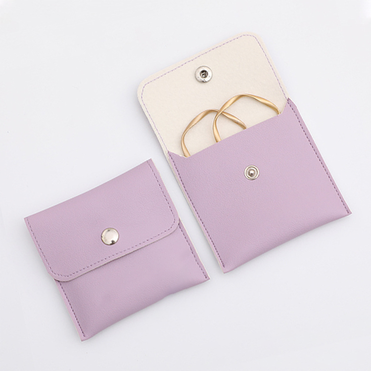 Logo Pouch - Wholesale Jewelry Box/Organizer - Vegan Leather Jewellery Bag - Retail Packs3