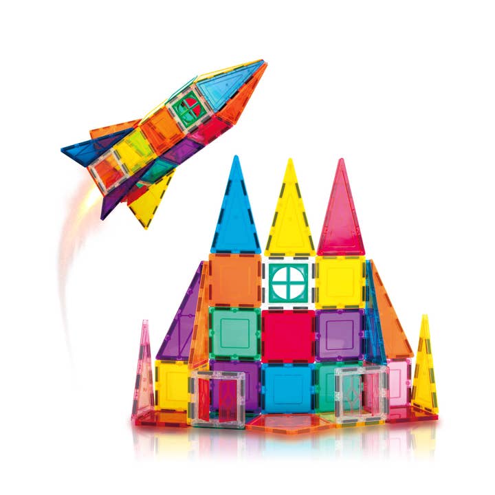 PicassoTiles - Wholesale Building Set - Kids - PicassoTiles 36 Piece Rocket Set Magnetic Building Block Set