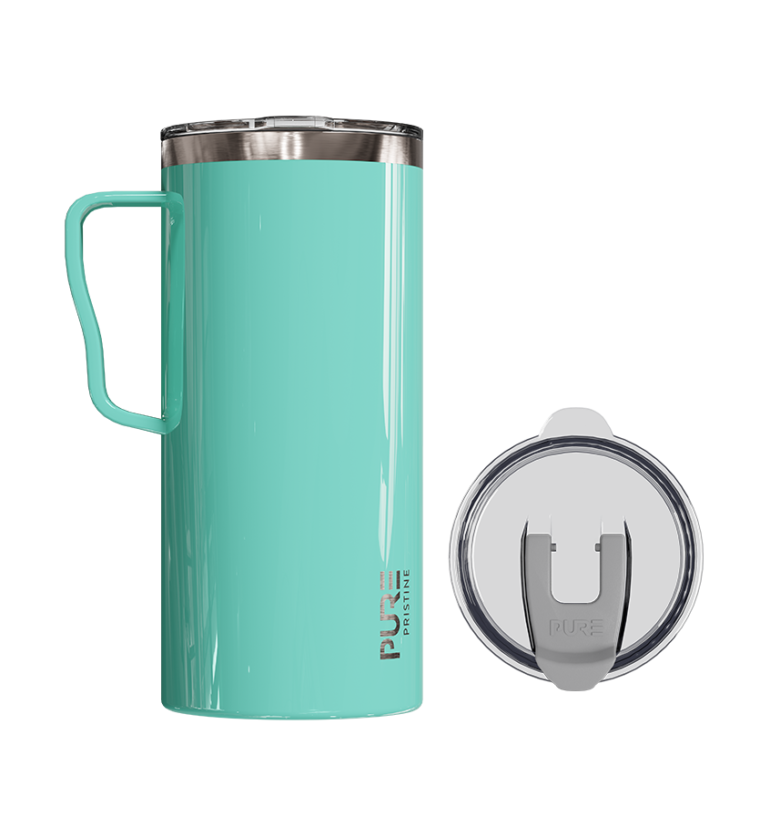 PURE Drinkware - Wholesale Insulated Mug/Tumbler - “It Fits” Thermal Travel Mug 18oz – Antimicrobial - Solid Colors4