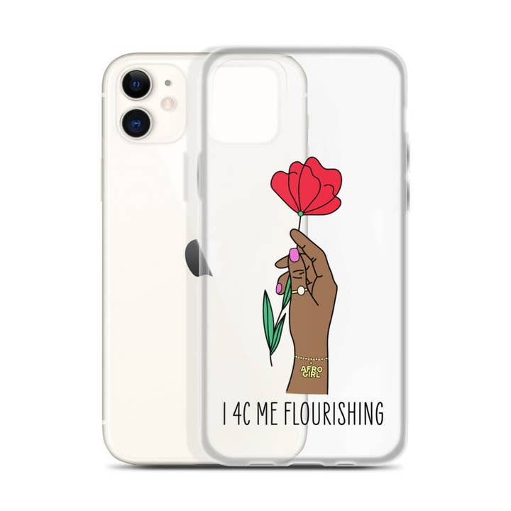 Coque pour iPhone 4C Me Flourishing pour la vente par AfroGirl By Hannah