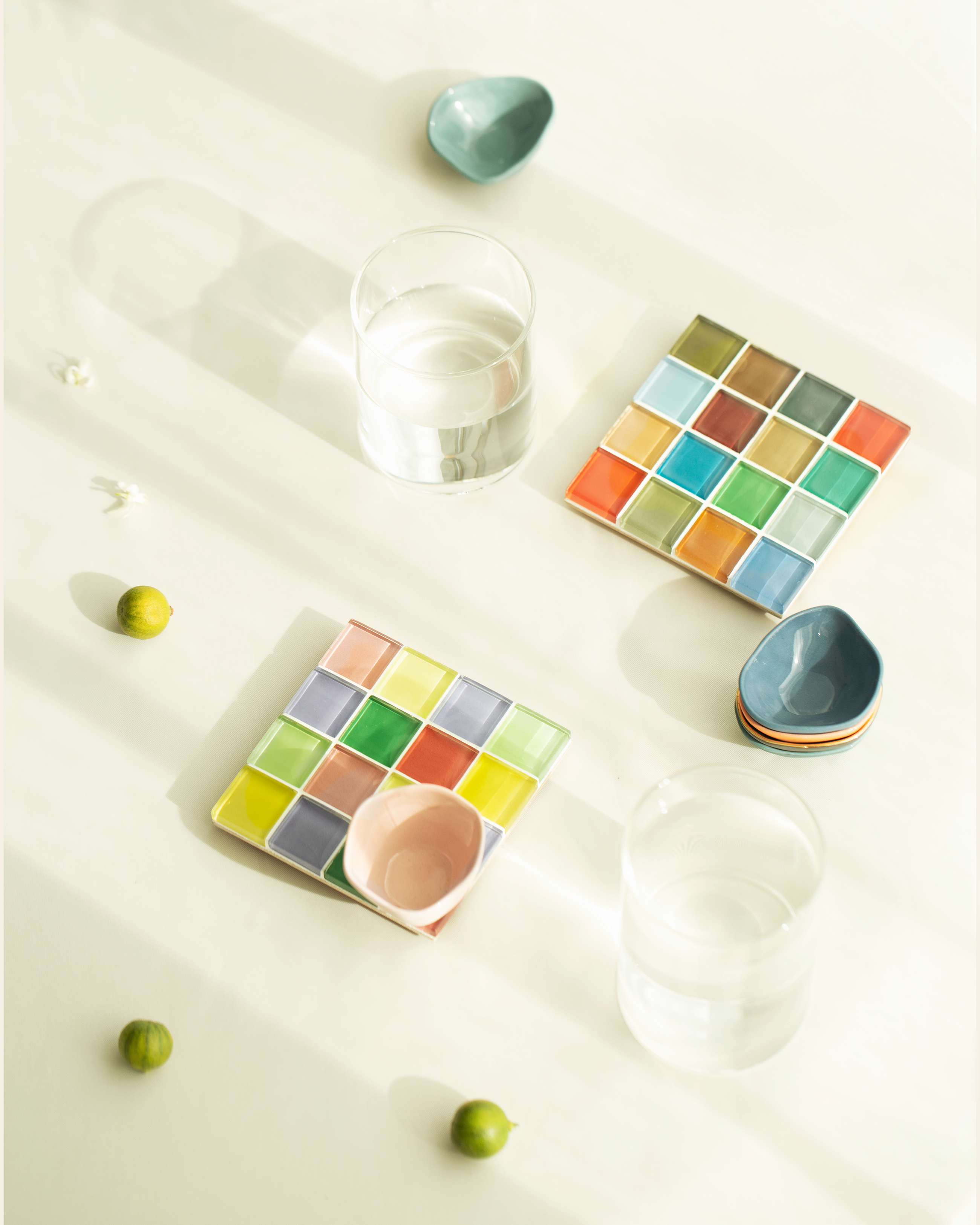 Subtle Art Studios - Wholesale Coasters - GLASS TILE COASTER - The Autumn Sprinkles3