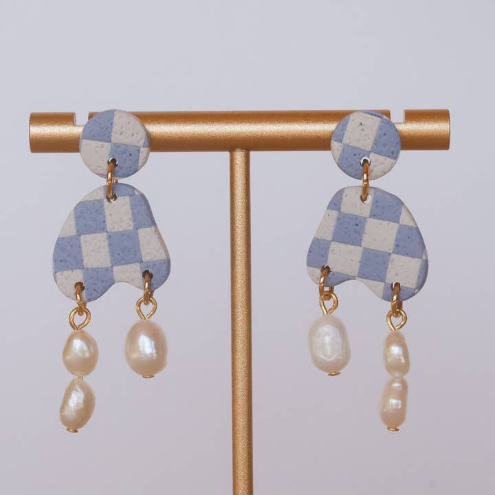 Rainbow's Clay - Wholesale Dangle Earrings - Pearl Drops5