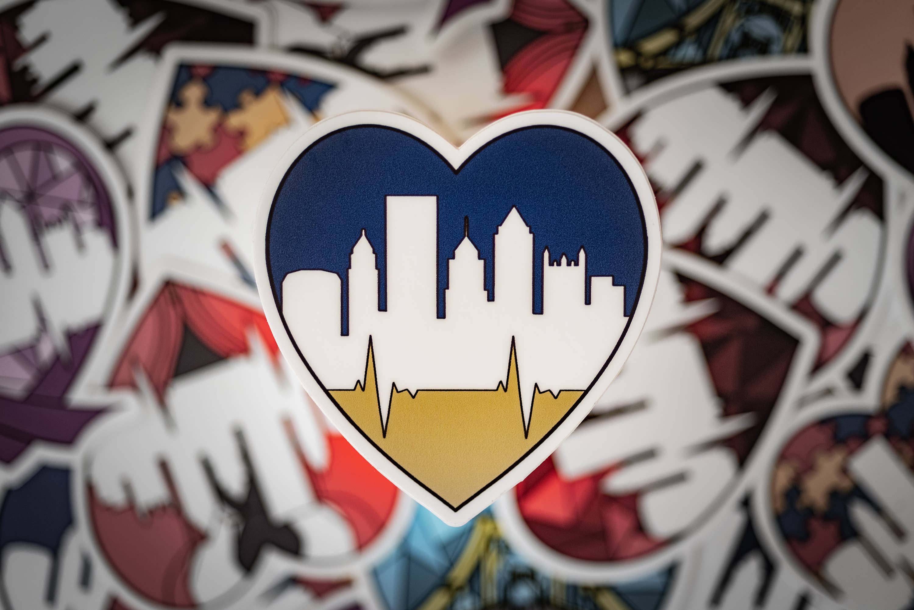 James Joseph Designs & Photography - Wholesale Sticker - University of Pittsburgh Vinyl Sticker – Art Beat Series0