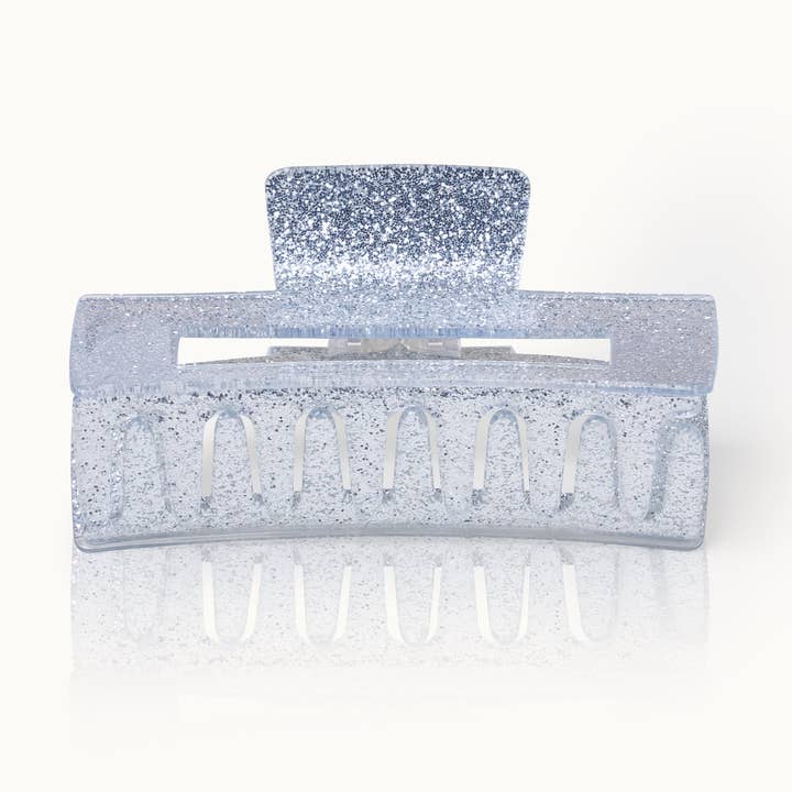 Haarklammer XL Silver Glitter for wholesale by by Vivi.