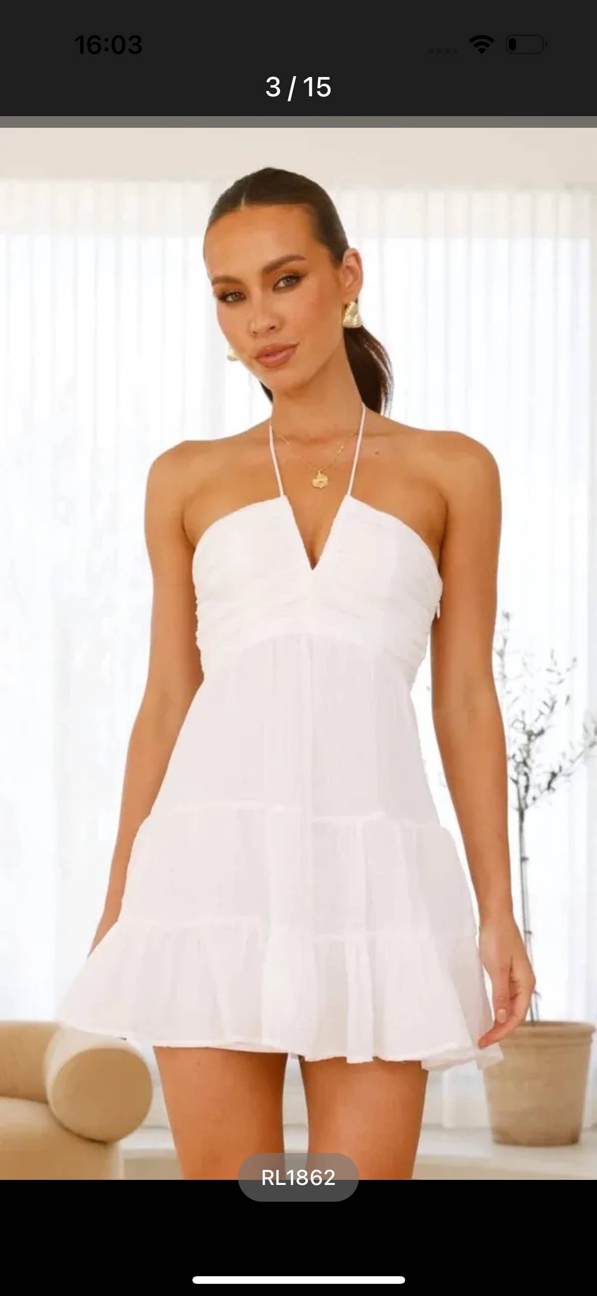 Green Ruffled dress - 1862 for wholesale on Faire