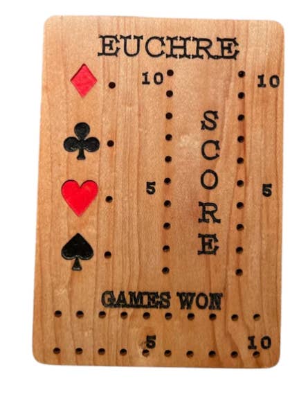 Euchre Board for wholesale by Circle P Creations