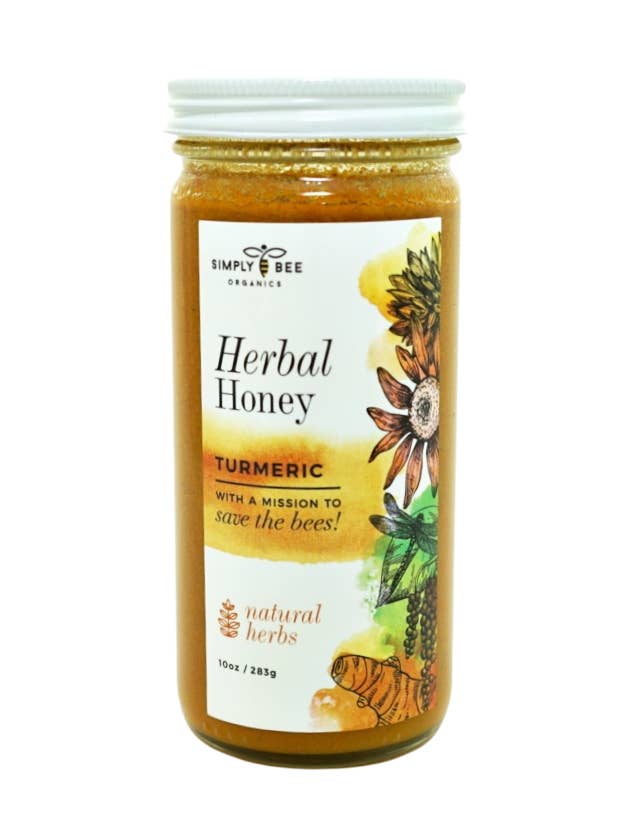 Kurkuma Kräuterhonig für den Großhandel von Simply Bee Organics