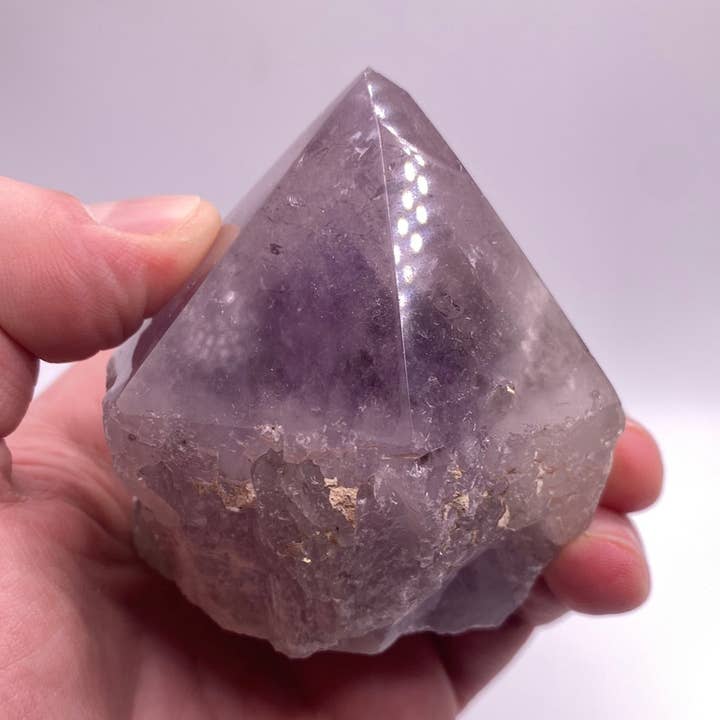 Moonbeam Healing - Wholesale Spiritual Stone/Crystal - Amethyst Rough Cut Top Polish Point