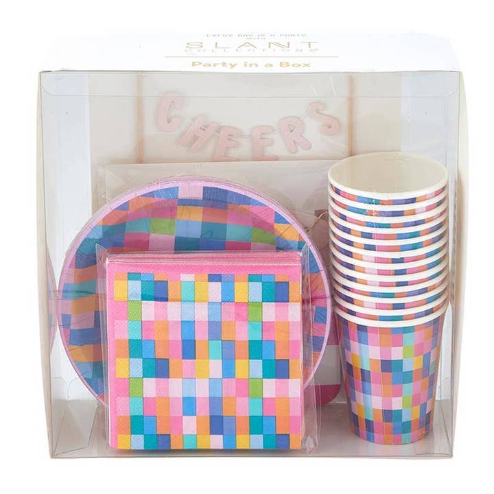 Angle - Wholesale Disposable Tableware Pack - Party in a Box - Funky Cocktail
