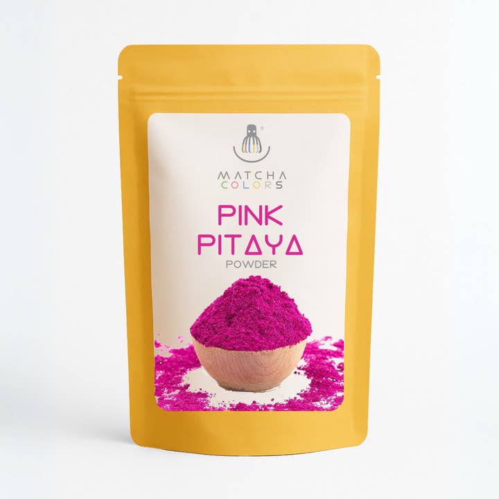 Matcha Colors - Wholesale Protein/Superfood Powder - Pink Pitaya Powder – 120 g (Café/Retail Format)0
