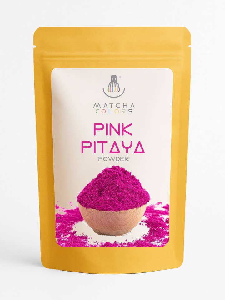 Pink Pitaya Powder – 120 g (Café/Retail Format) for wholesale by Matcha Colors