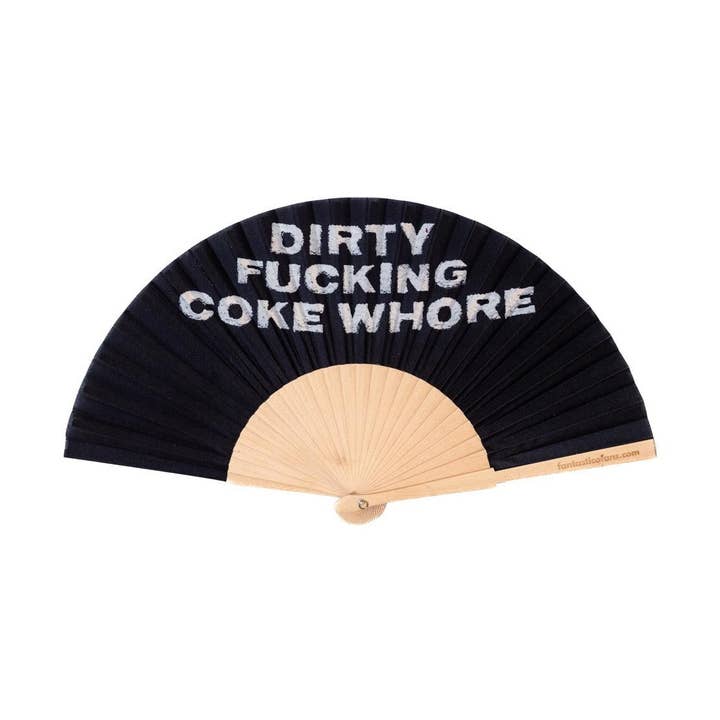 Dirty Fucking Coke Whore 23cm fan for wholesale by Fantastico Fans