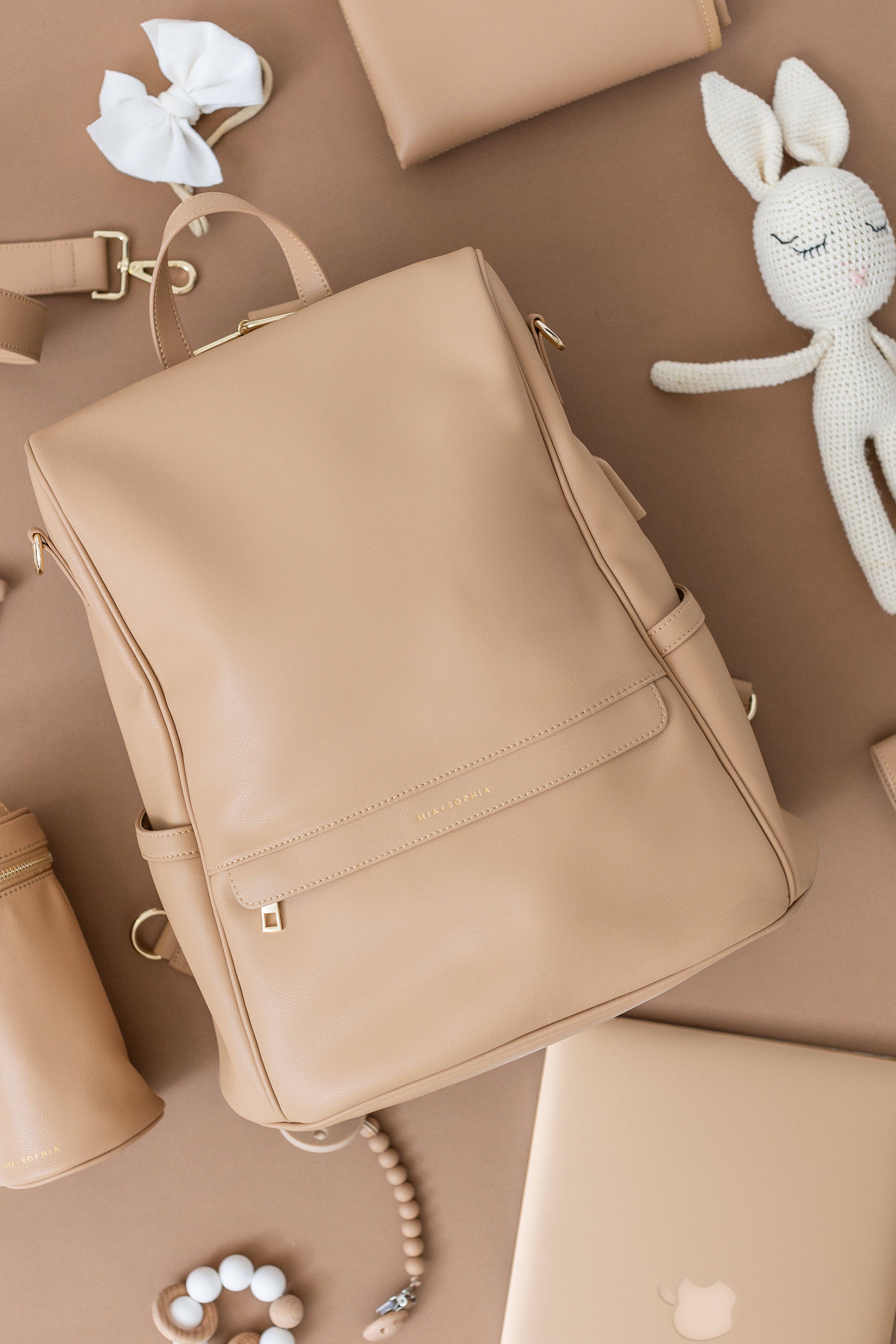 Mia + Sophia – Engroshandel Bletaske - Baby – Mia pusletaske med stelremme, flaskebholder og pusleunderlag31