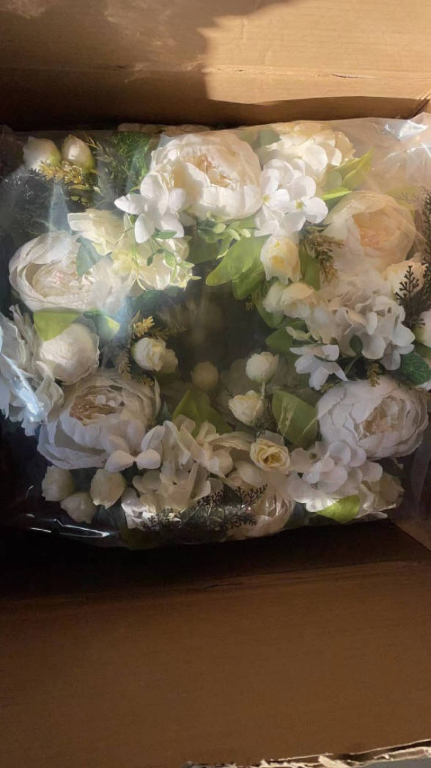 Delmar Decor - Wholesale Wreath - Spring Wreath- White Peony2