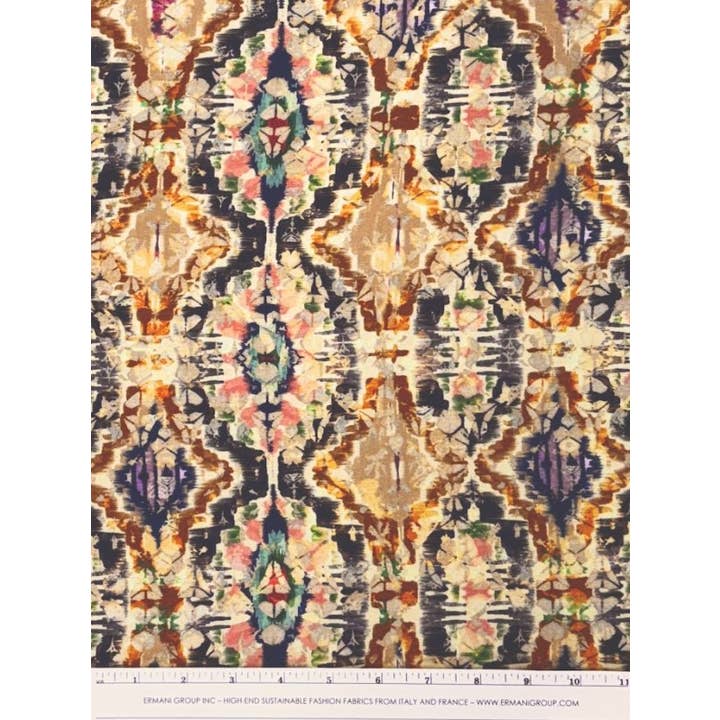 Ermani Group Inc - Sustainable High-End Fabrics - Wholesale Fabric - High-quality Viscose Crepe Fabric Made in Italy. 2