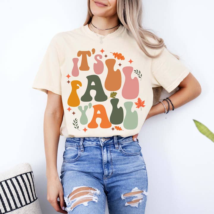 DTF TRANSFER - It's Fall Yall 93844 for wholesale by dBoldTees & DTF Transfers