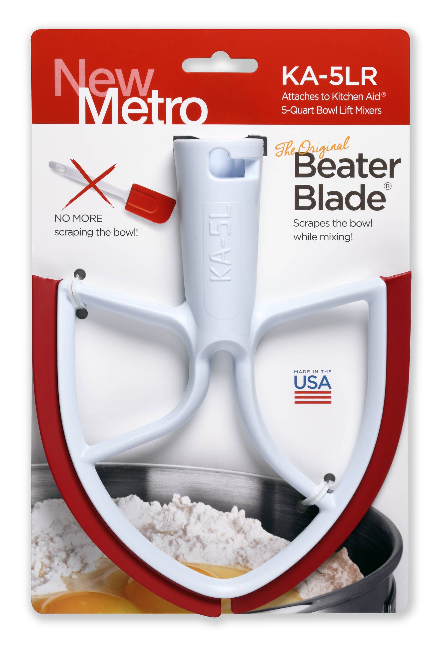 New Metro Design - Wholesale Kitchen Tool/Gadget - KA-5L Plastic Body BeaterBlade for 5-QT Bowl-Lift Mixers0