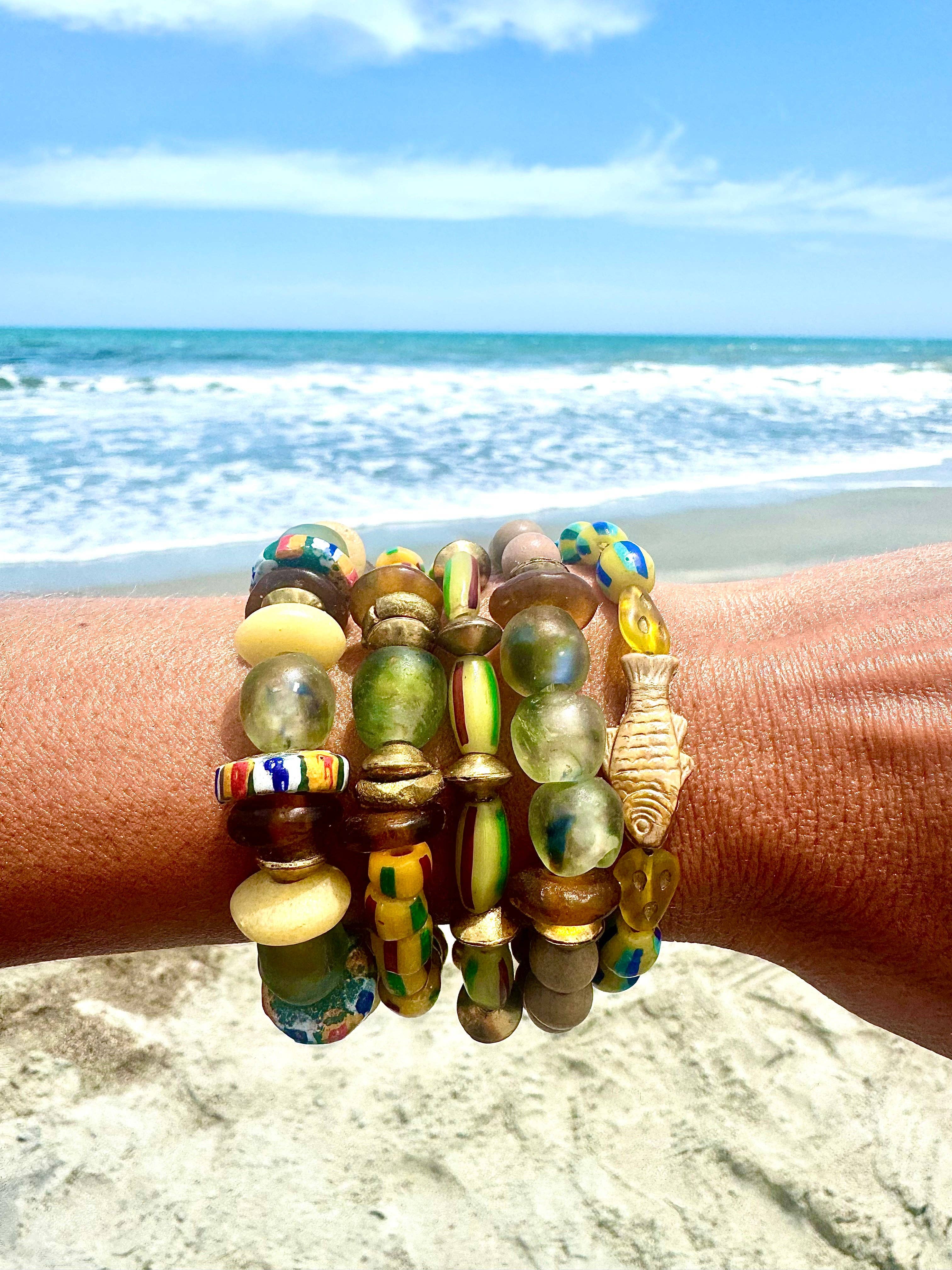 Twine & Twig - Wholesale Beaded Bracelet - Intricate Stack Bracelet | Mixed Montego Bay1