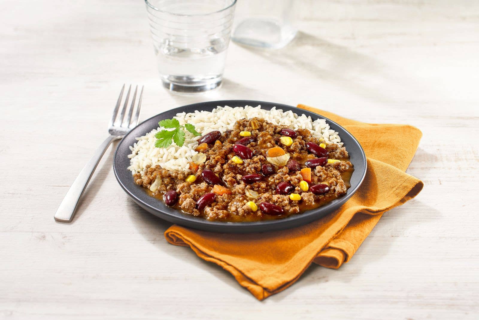 Paul & Louise – Großhandel Reis – Chili con Carne mit Reis (300 g)1