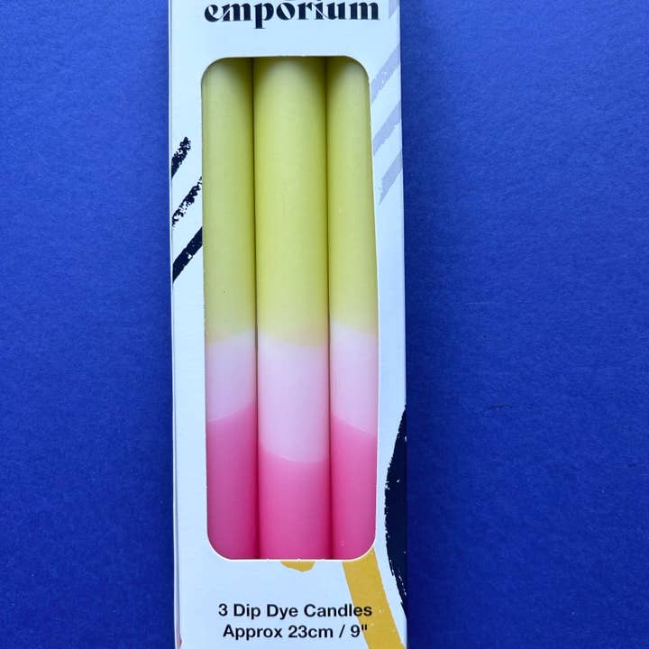 The Colour Emporium - Vente Bougies/bougeoirs coniques - Trio de bougies à trempette BUDDING BLOOMS2