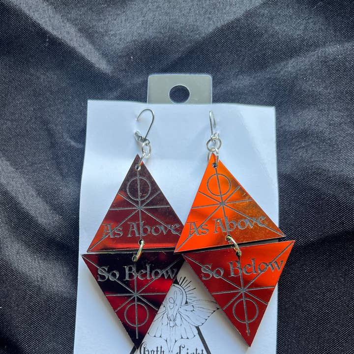 As Above/So Below Earrings for wholesale by Goth Light