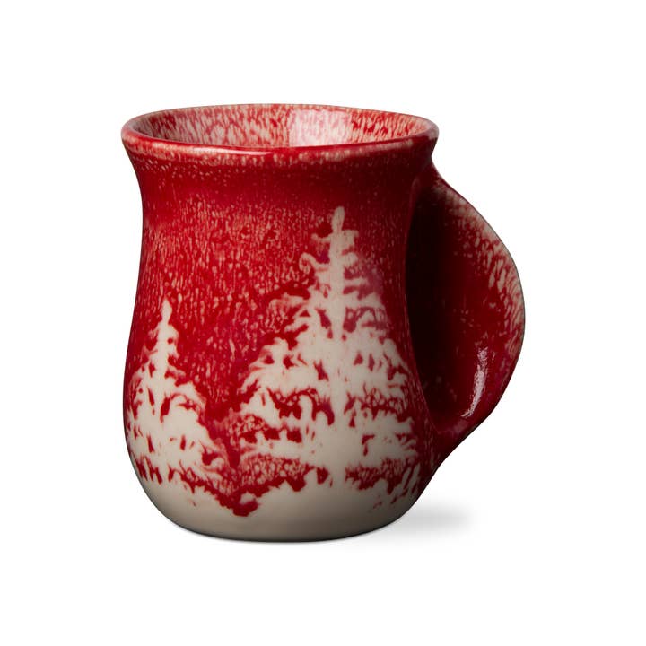 tag - Wholesale Coffee Mug - Forest Hand Warmer Mug - Red