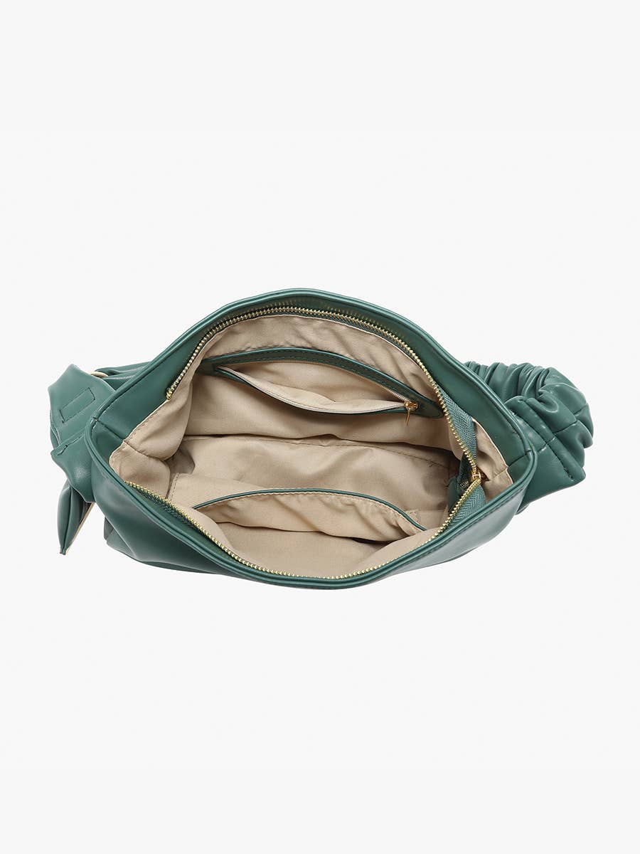 Jen & Co. – wholesale Shoulder bag – women's – JN2647 Jakarta Slouchy Shoulder Bag w/ Ruched Handle5